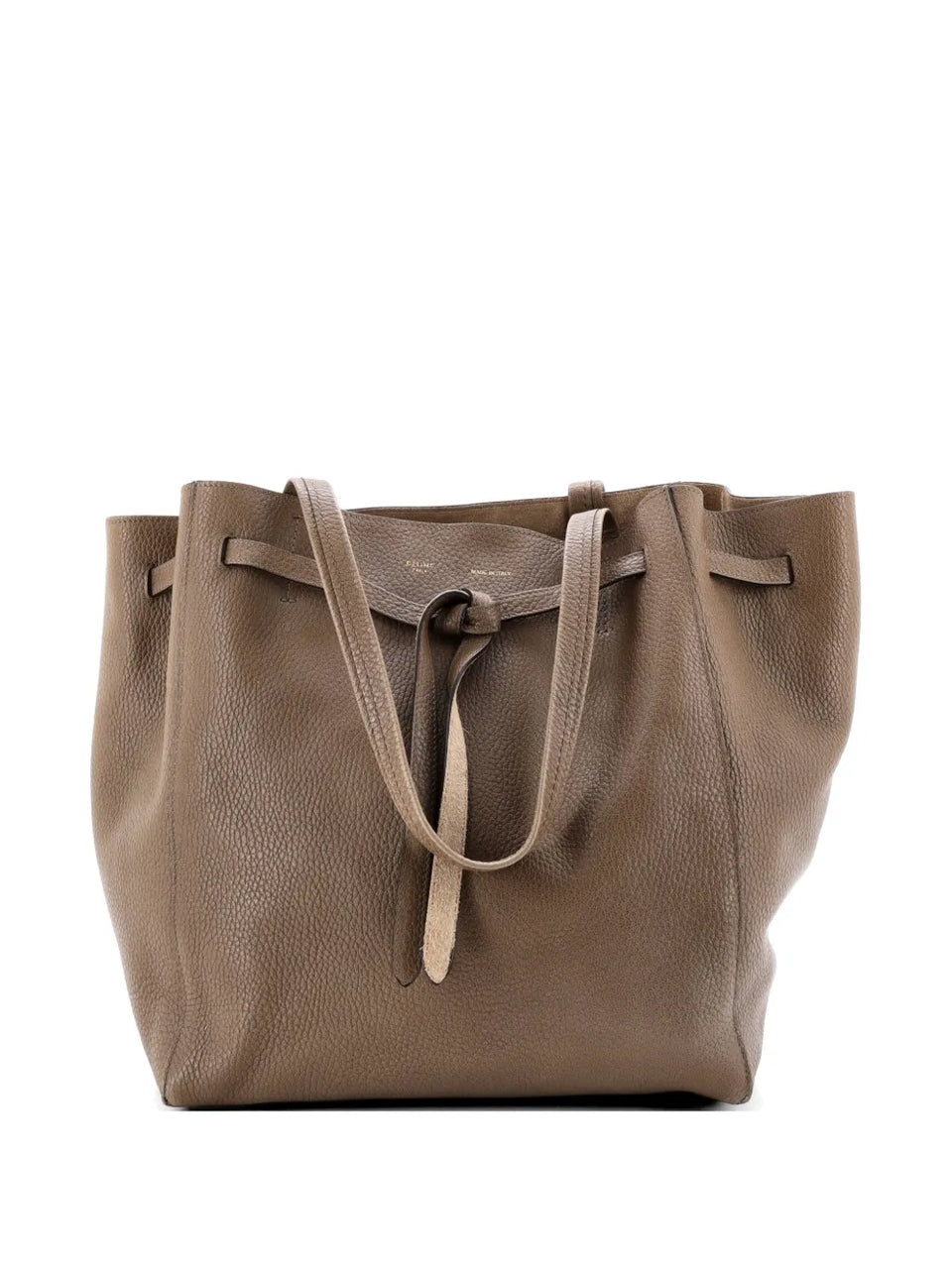 Phantom Tie Cabas Leather Medium tote bag