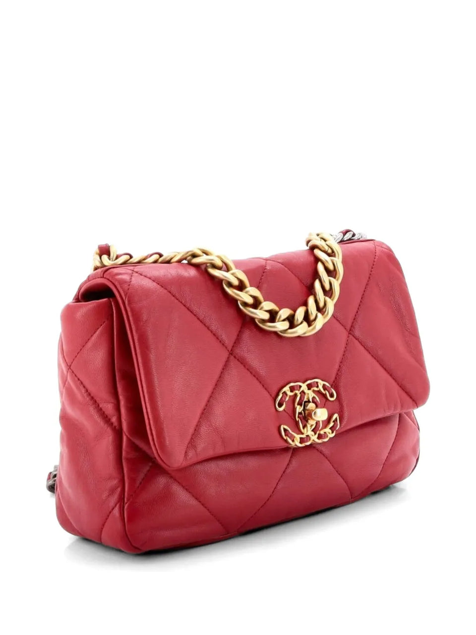 19 Flap Bag Quilted Leather Medium crossbody bag