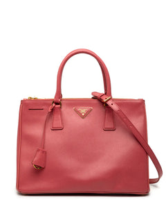 2013-2026 Medium Saffiano Lux Galleria Double Zip satchel
