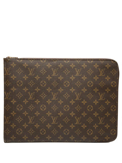 1986 Monogram Poche Documents Portfolio business bag