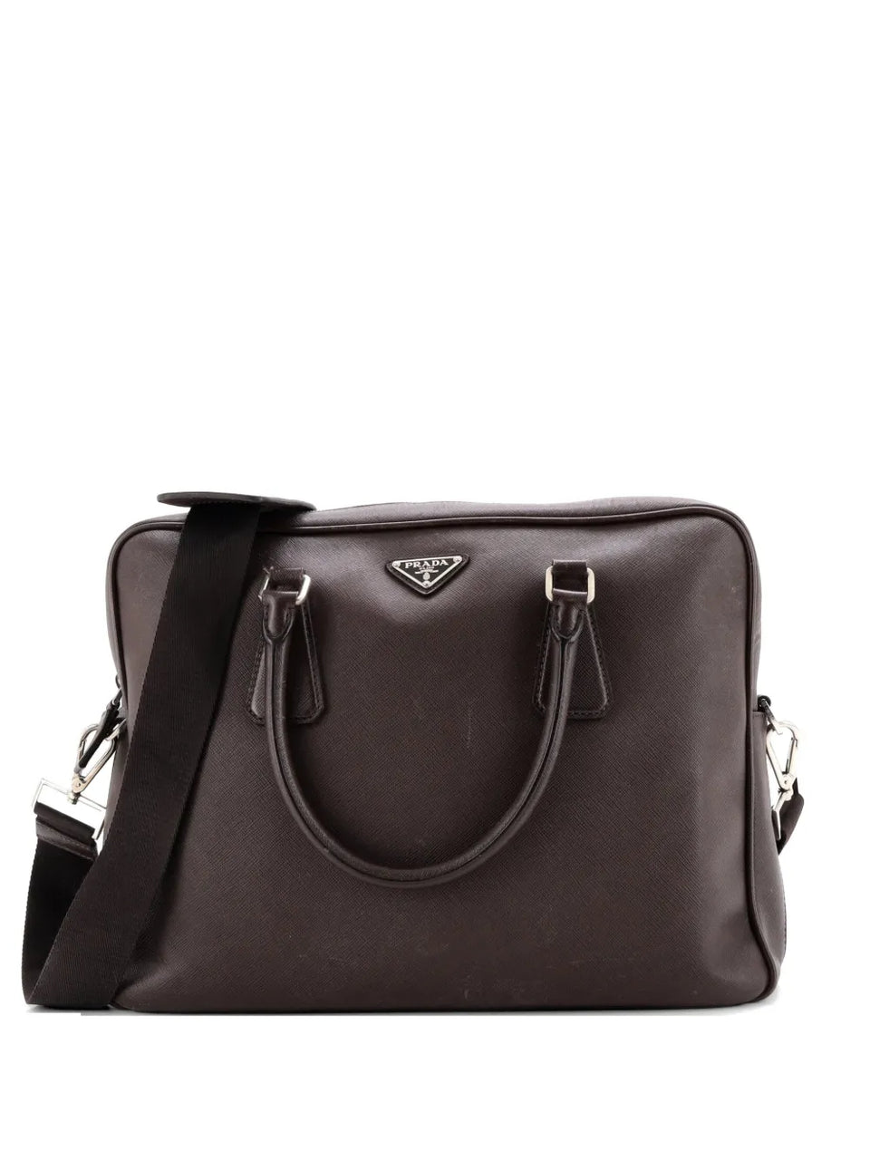 Convertible Zip Around Briefcase Saffiano Leather Medium business bag