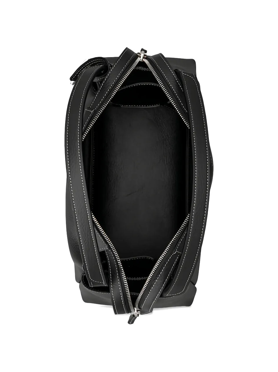 small leather tote bag