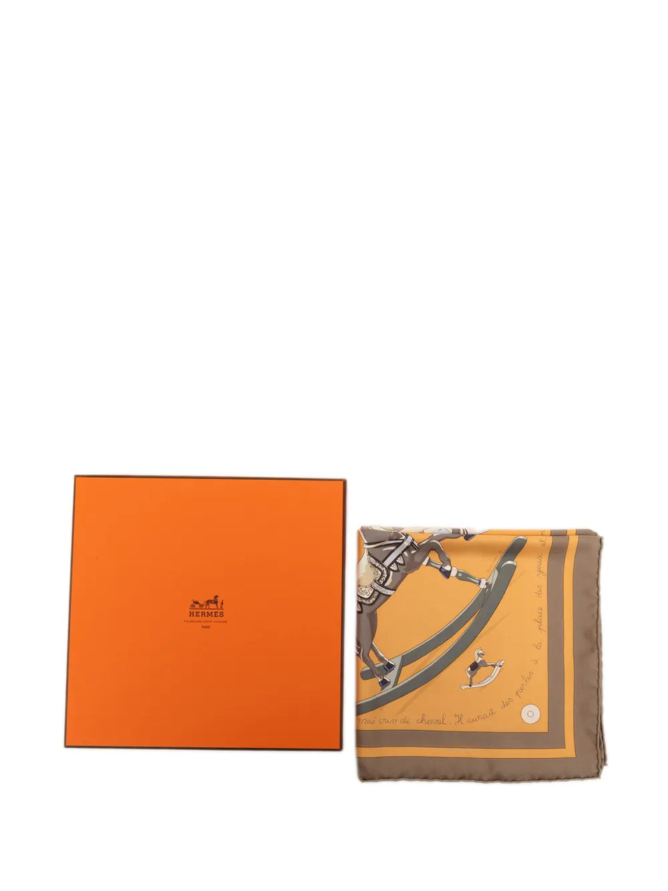 1999-2007 Raconte Moi le Cheval Silk Scarf 90 scarves