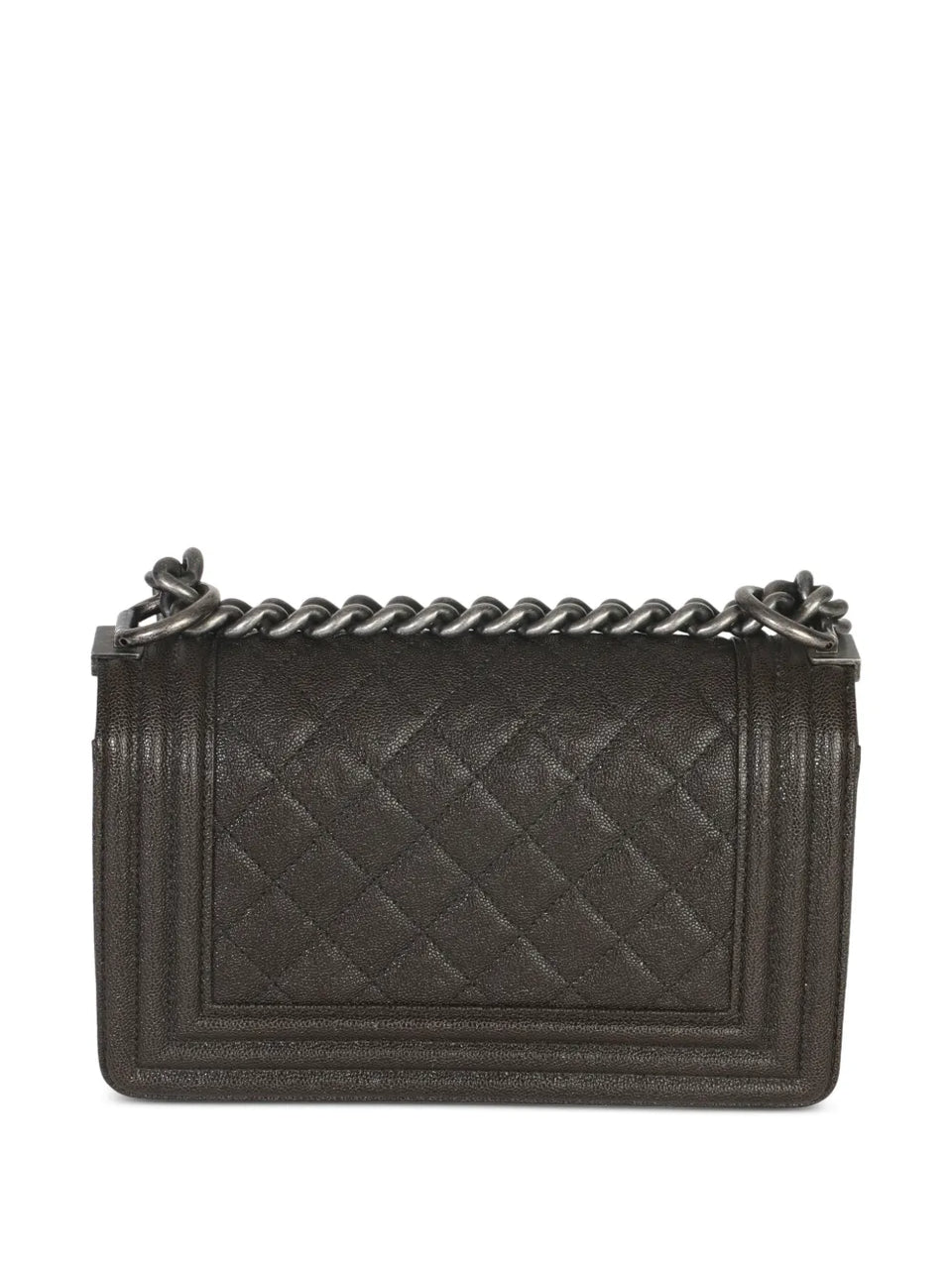 2018-2019 small Boy quilted caviar crossbody bag