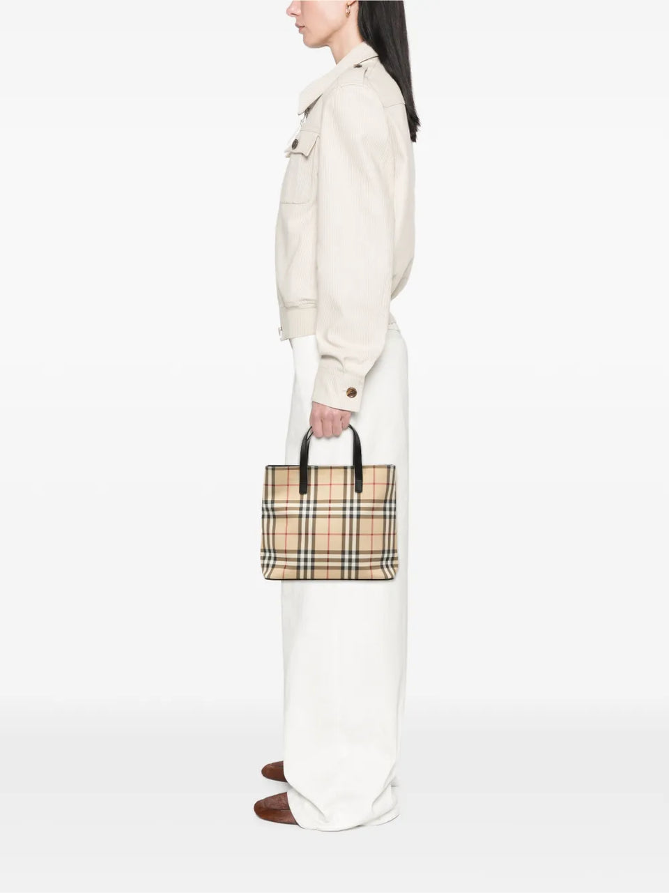 2000-2017 House Check Coated Canvas tote bag