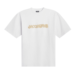 Jacquemus Le T-Shirt Raphia White