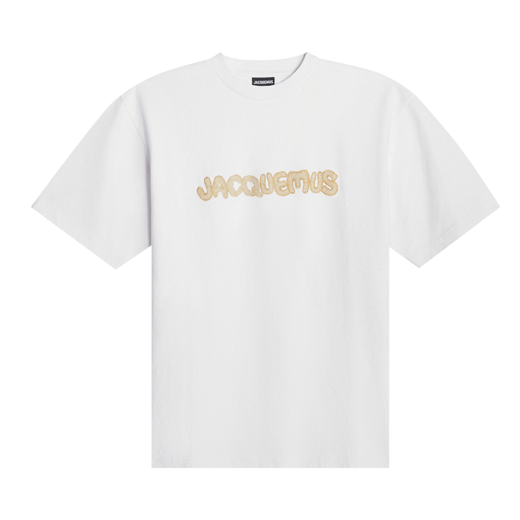 Jacquemus Le T-Shirt Raphia White