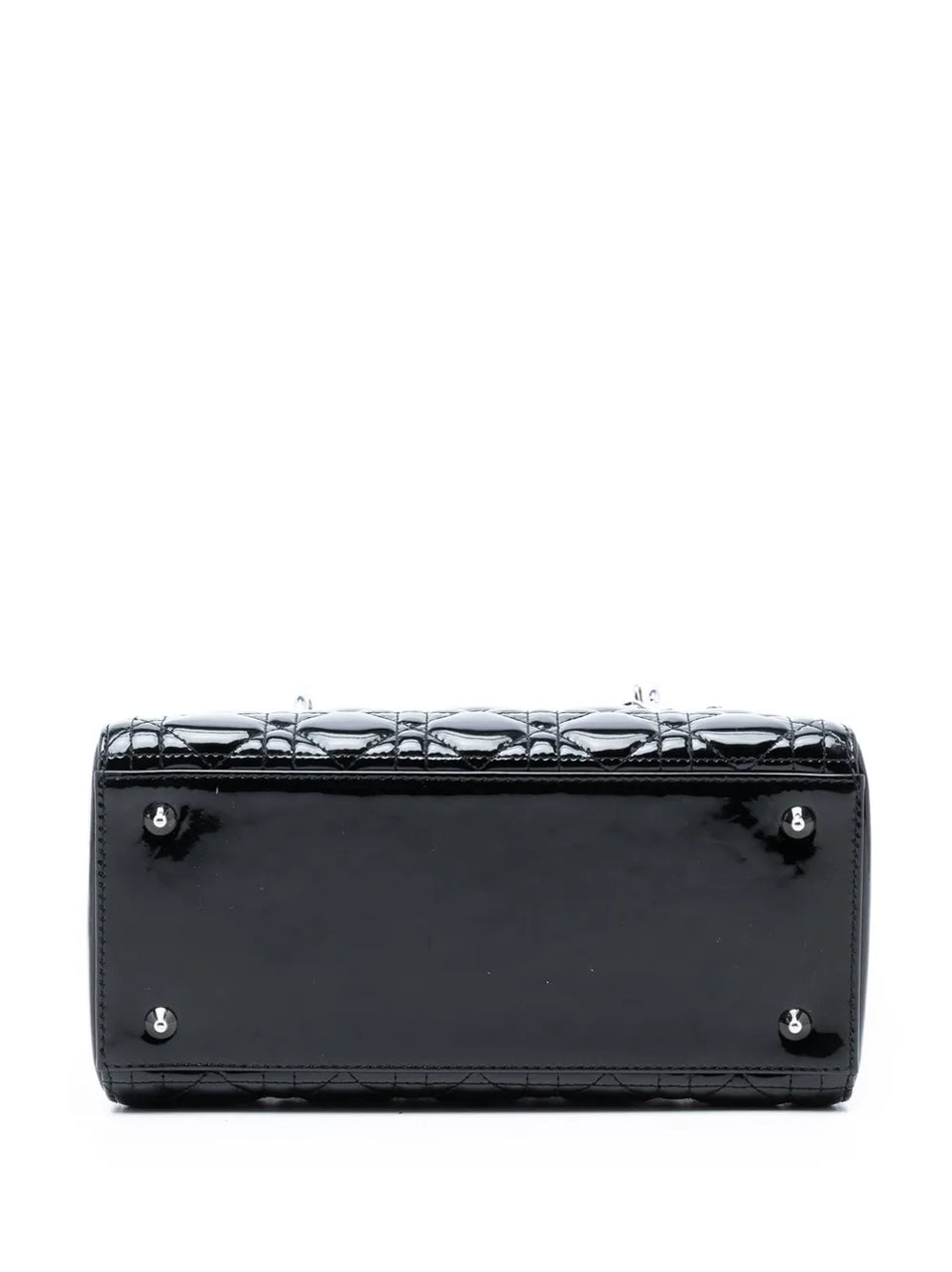 2013 Medium Patent Cannage Lady Dior satchel