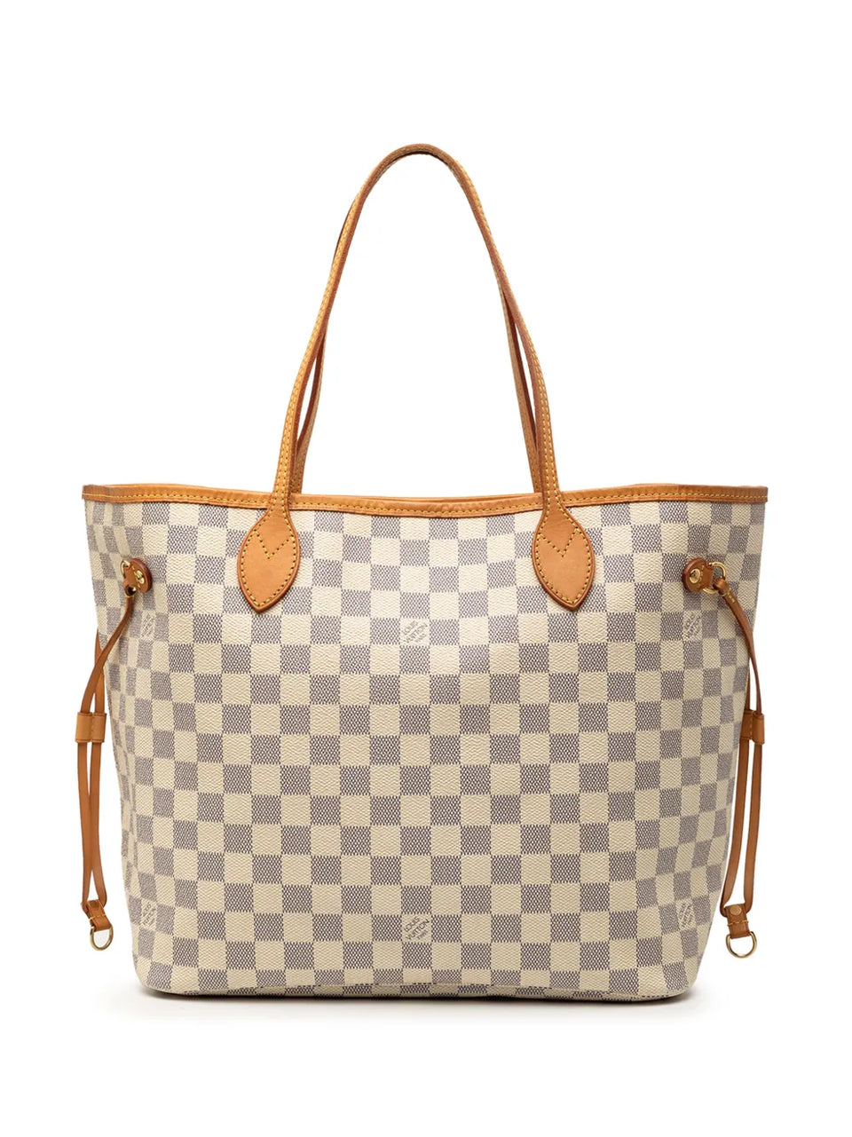 2012 Damier Azur Neverfull MM tote bag