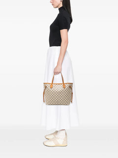 2012 Damier Azur Neverfull MM tote bag