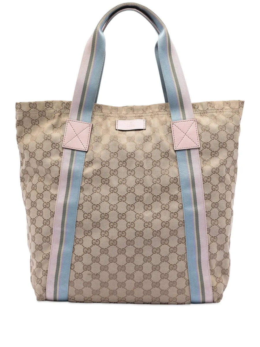 2016-2026 GG Canvas Web tote bag