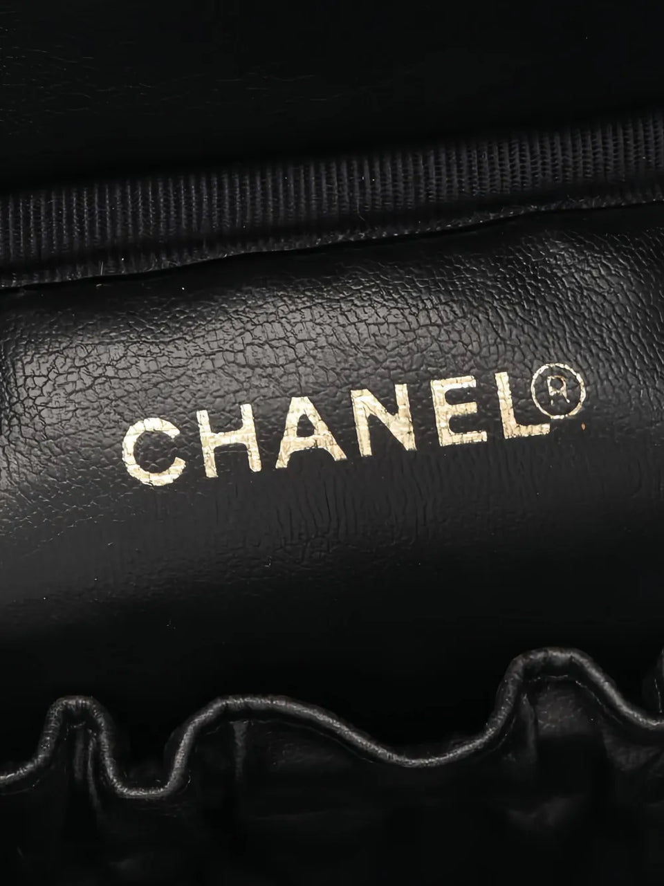1997-1999 Coco mark caviar leather vanity bag