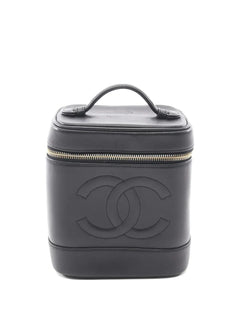 1997-1999 Coco mark caviar leather vanity bag