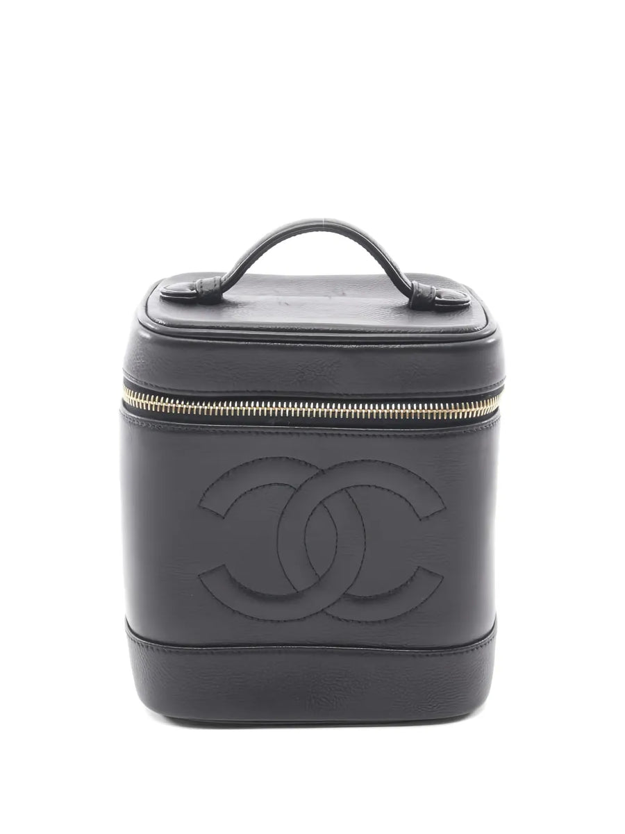 1997-1999 Coco mark caviar leather vanity bag