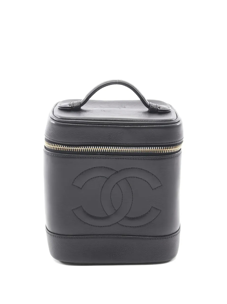 1997-1999 Coco mark caviar leather vanity bag