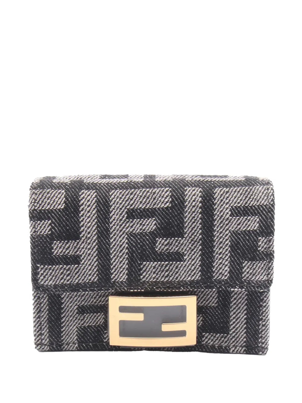2000-2010 Denim Effect FF Jacquard Wallet small wallets