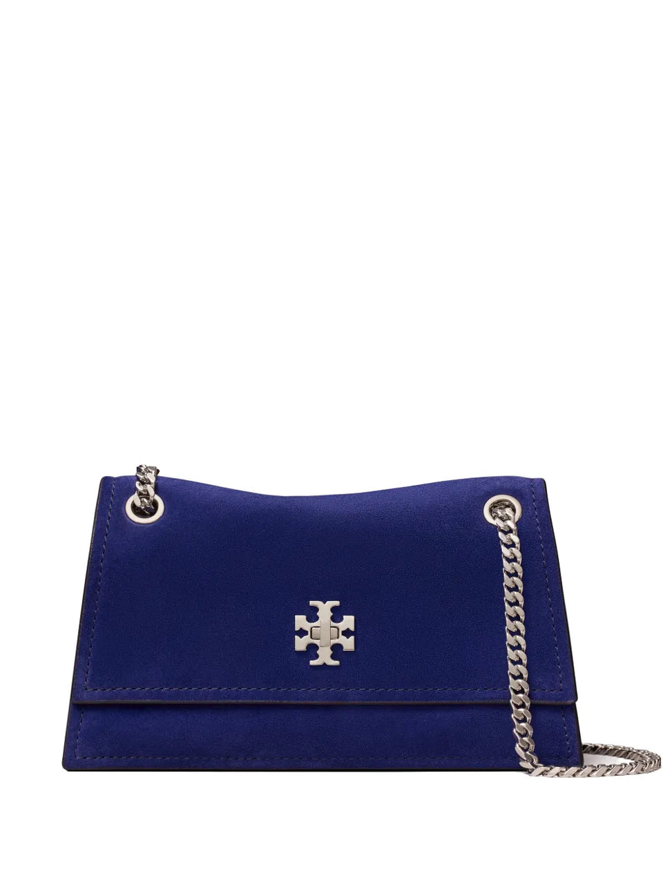 Mini Kira Turnlock Suede Shoulder Bag