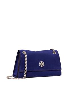 Mini Kira Turnlock Suede Shoulder Bag