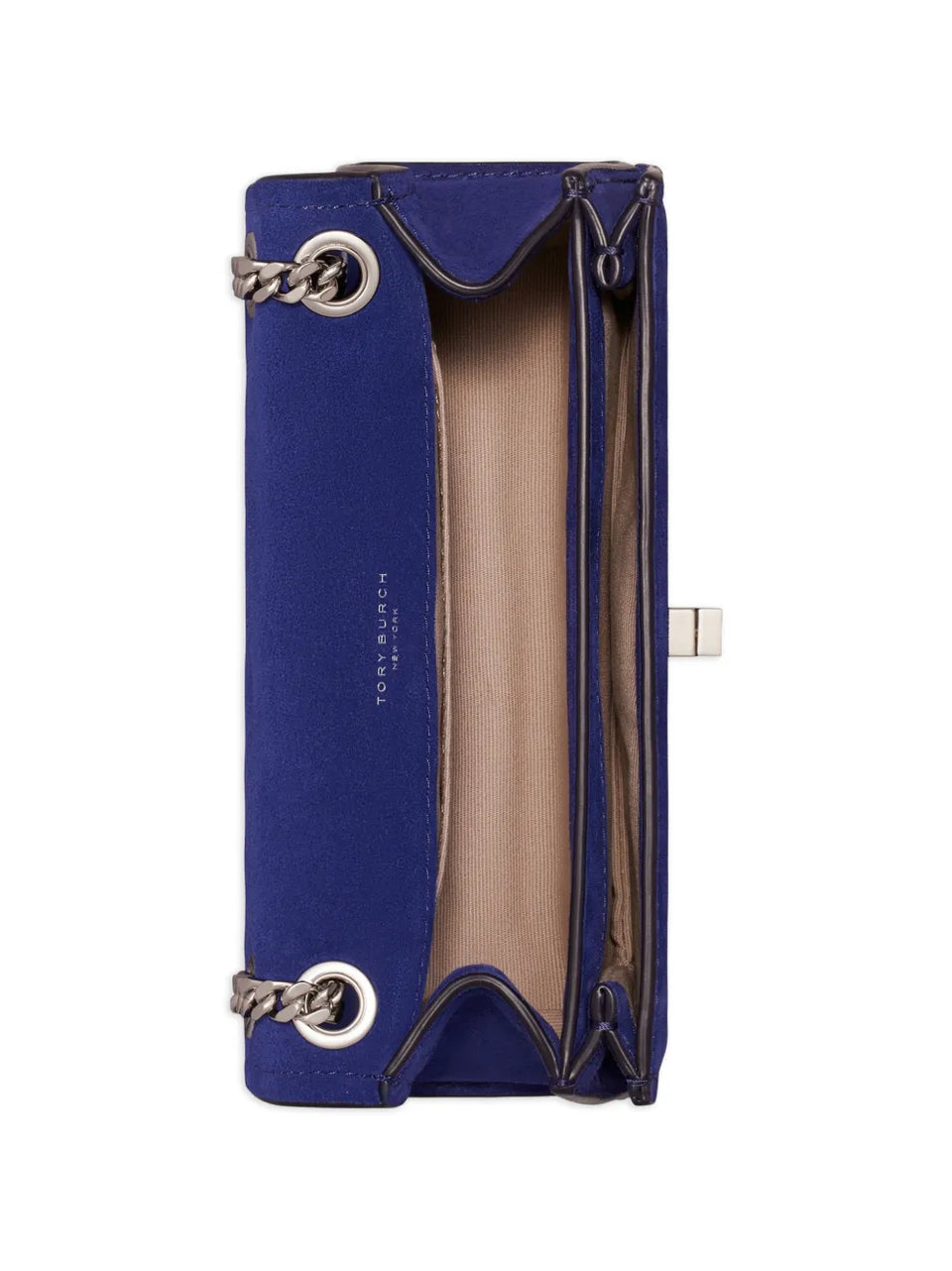 Mini Kira Turnlock Suede Shoulder Bag
