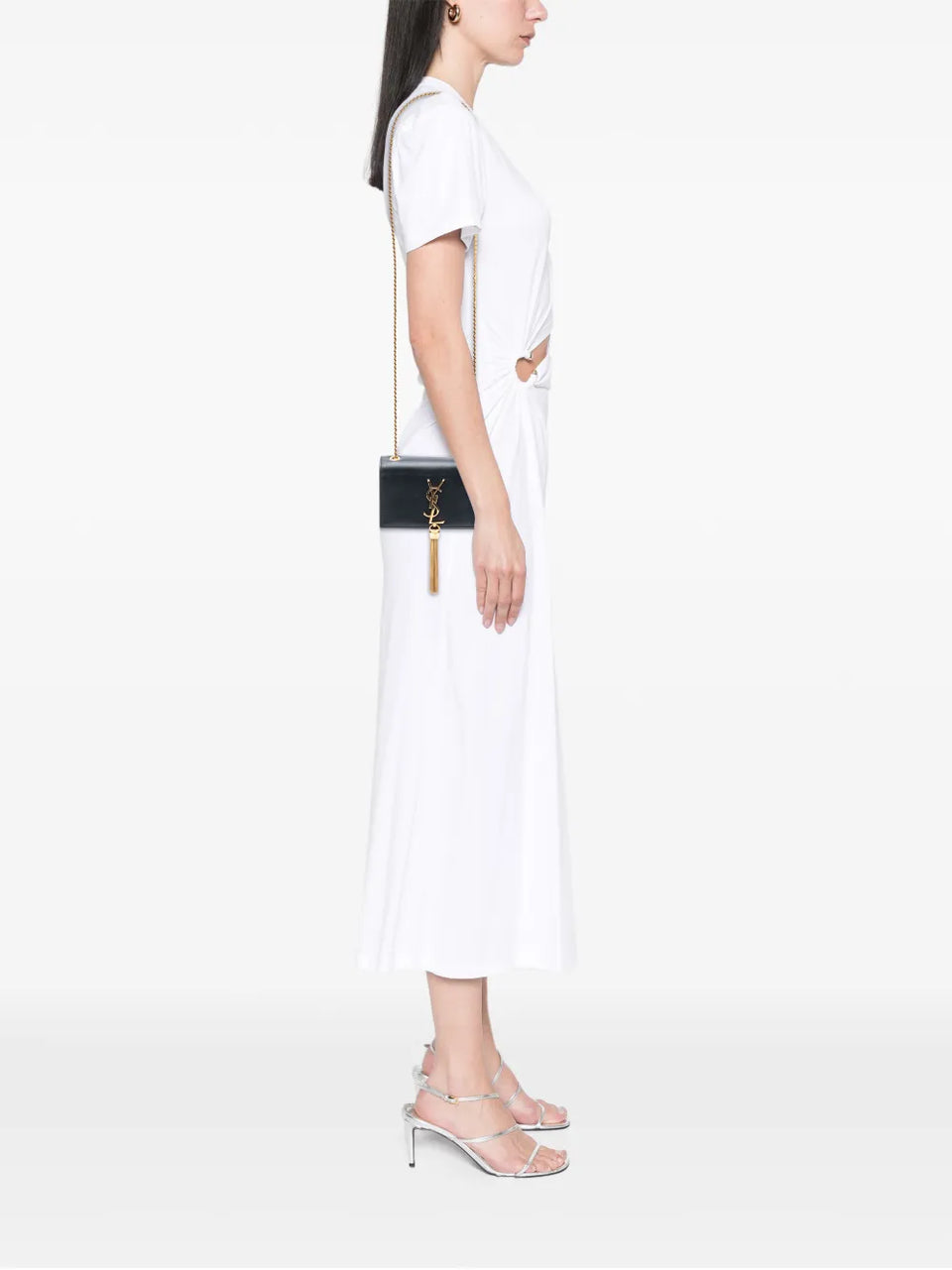 2016 Small Smooth Calfskin Monogram Kate Tassel crossbody bag