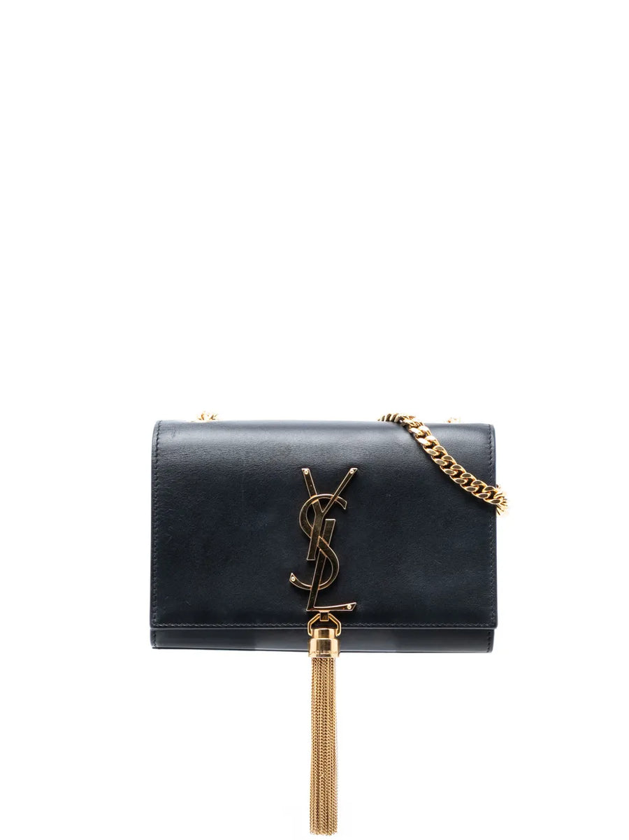 2016 Small Smooth Calfskin Monogram Kate Tassel crossbody bag