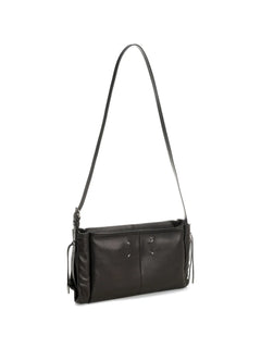drawstring stitches shoulder bag