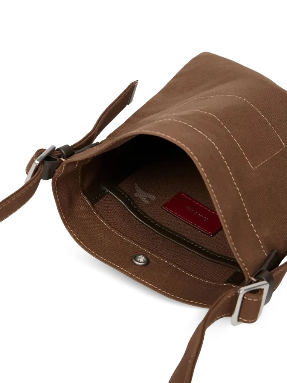 text-print messenger bag