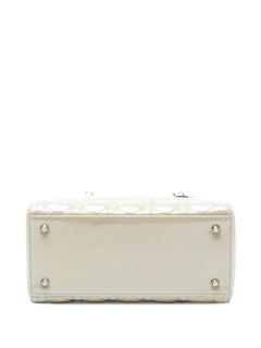 2012 Medium Patent Cannage Lady Dior satchel