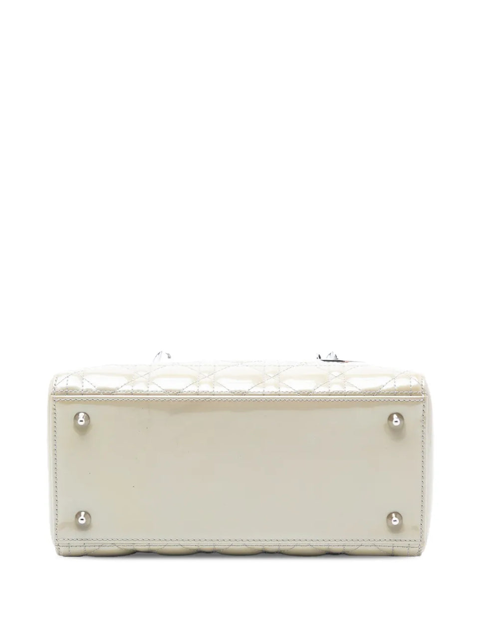 2012 Medium Patent Cannage Lady Dior satchel
