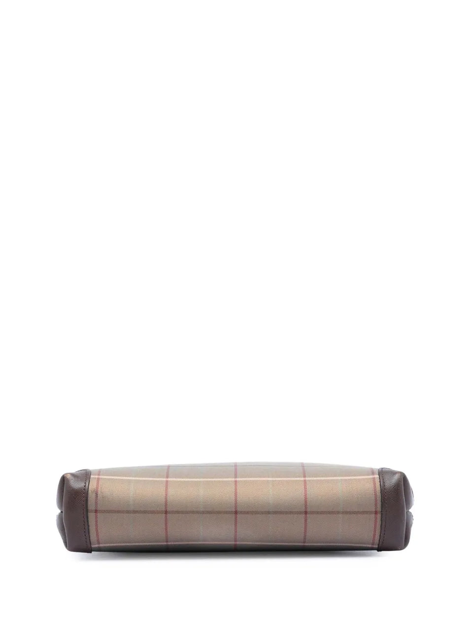 20th Century Vintage Check Canvas clutch bag