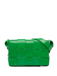 2012-2025 Patent Intrecciato Cassette crossbody bag
