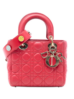 2018 Small Lambskin Cannage My ABCDior Lady Dior satchel