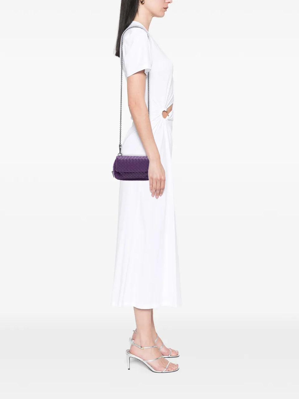2012-2025 Mini Nappa Intrecciato Expandable Chain Flap crossbody bag