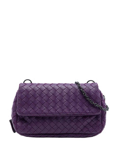 2012-2025 Mini Nappa Intrecciato Expandable Chain Flap crossbody bag