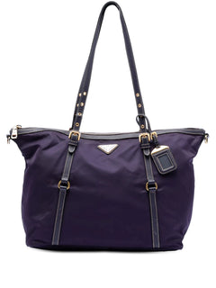 2013-2026 Saffiano Trimmed Tessuto satchel