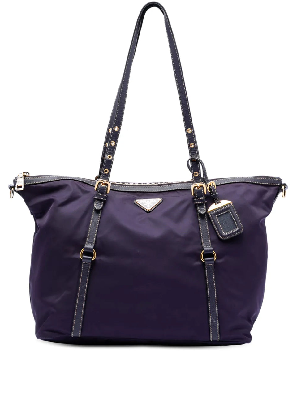 2013-2026 Saffiano Trimmed Tessuto satchel