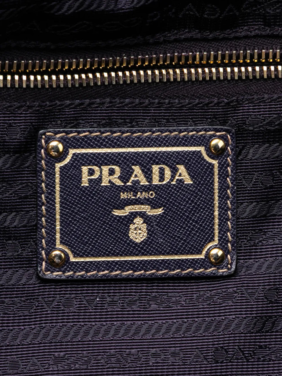 2013-2026 Saffiano Trimmed Tessuto satchel