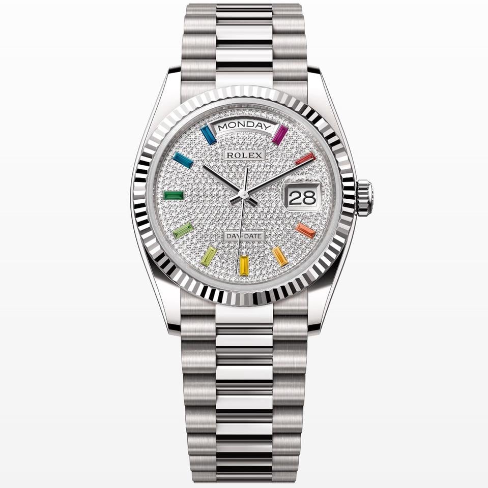Rolex | Day-Date | 128239 | White gold | 36 x 43 mm | White gold | Gold (solid) | Automatic