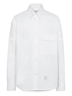 armband-detail chest-pocket shirt