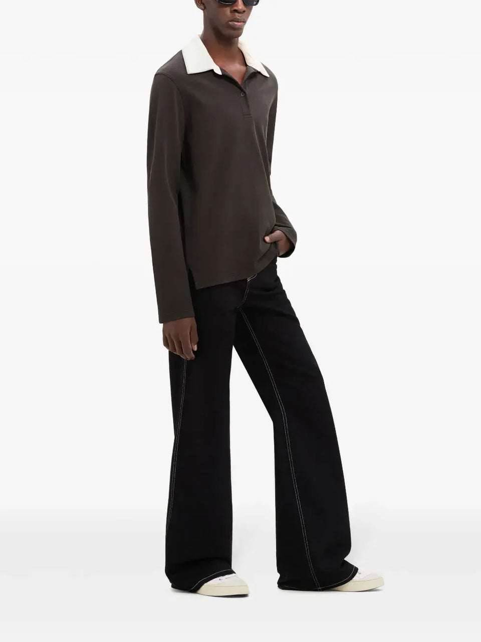 Cotton Blend Polo Shirt