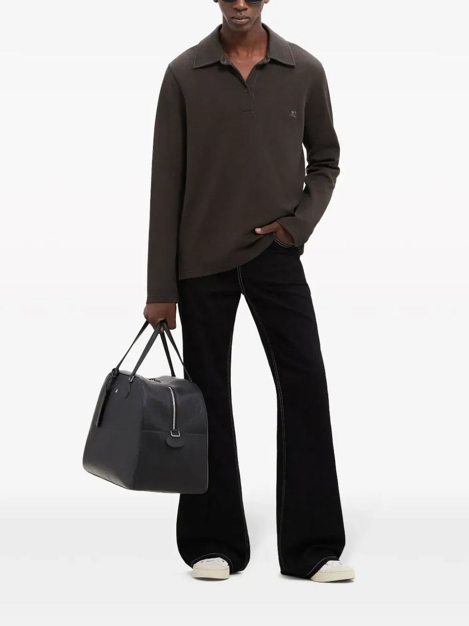 Cotton Blend Polo Shirt