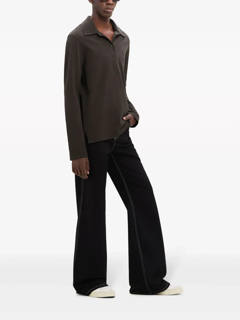 Cotton Blend Polo Shirt