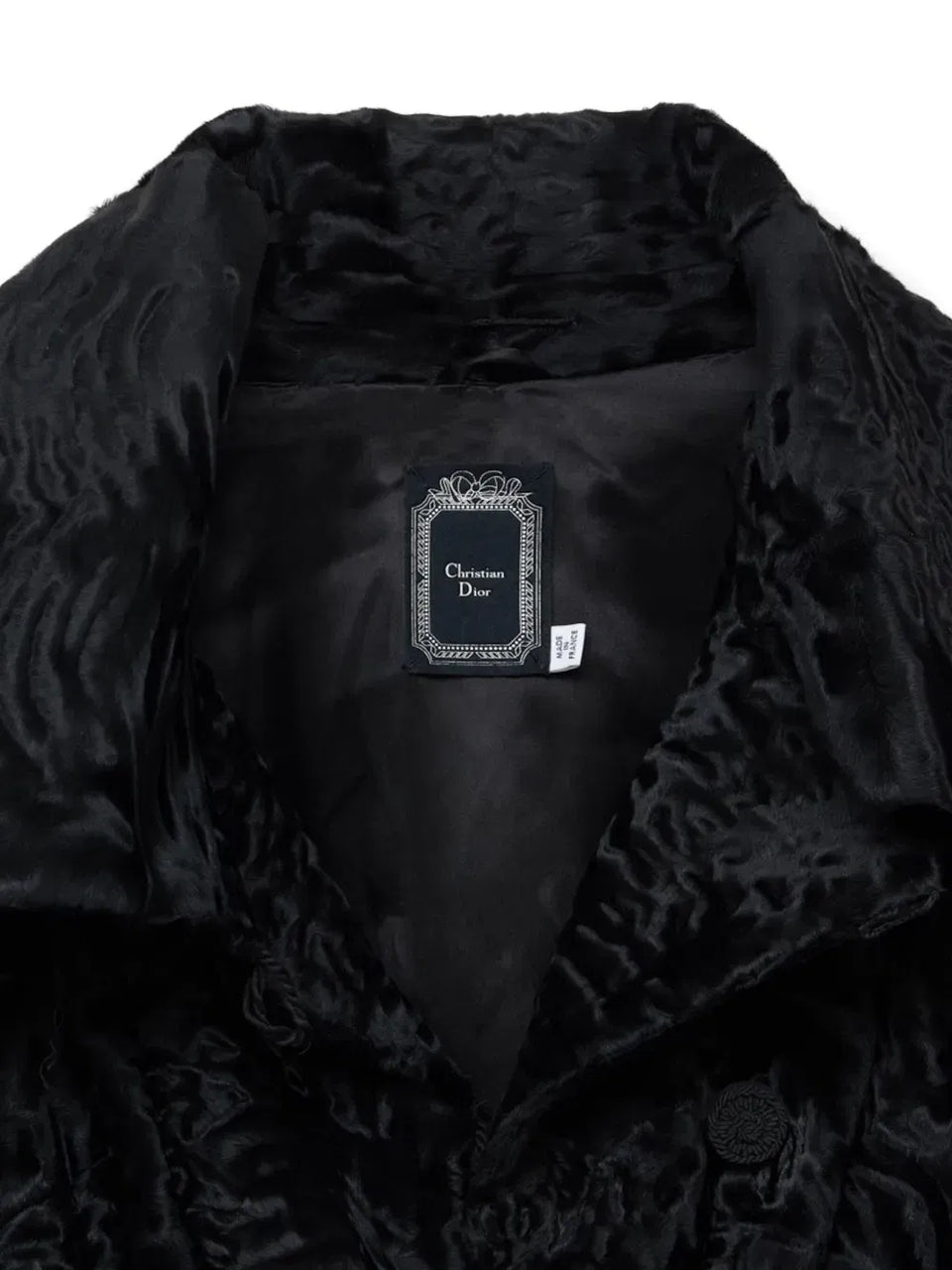 fur-trim cuff jacket