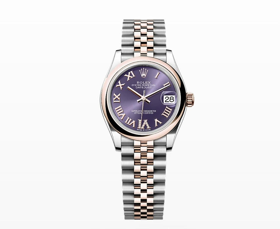 Rolex | Datejust | 278241 | Gold/Steel | 31 mm | Gold/Steel | Purple | Automatic