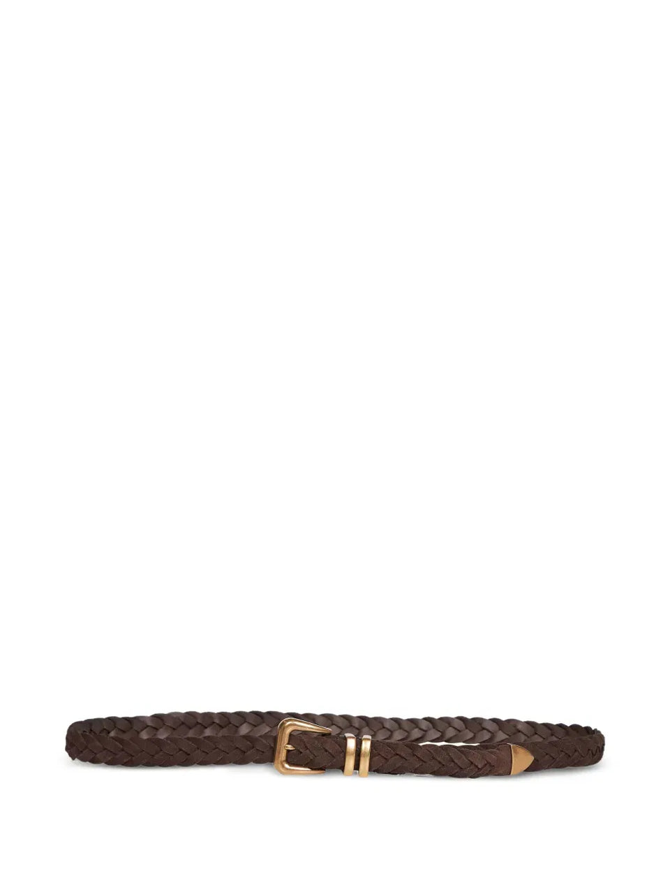 braided leather belt