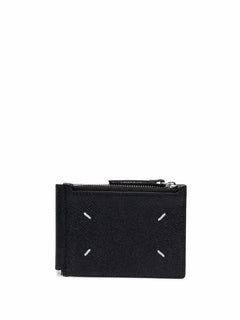Four Stitches leather money clip wallet