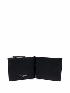 Four Stitches leather money clip wallet
