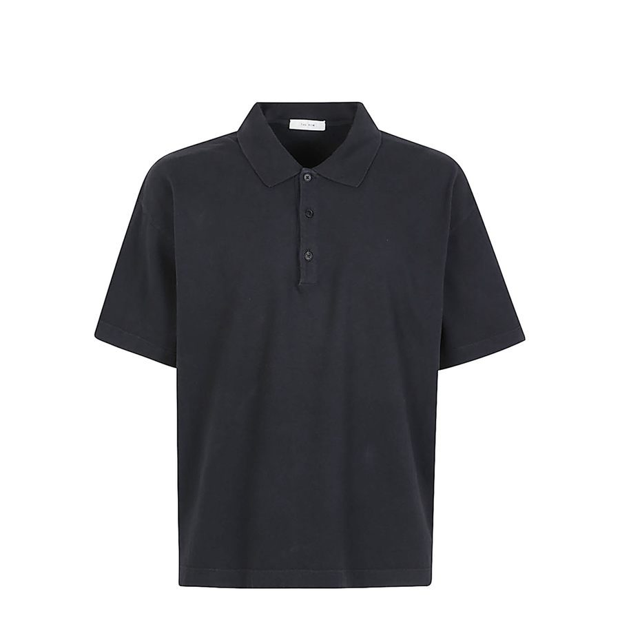 Black Oversized Polo Shirt