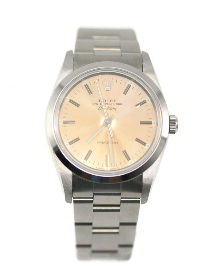 Rolex | Air King | 14000 | Steel | 34 mm | Steel | Pink | Automatic