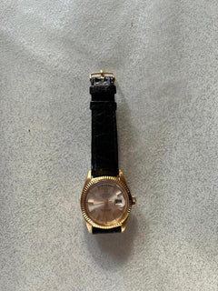 Rolex | Day-Date | 1803 | Rose gold | 36 mm | Crocodile skin | Champagne | Automatic